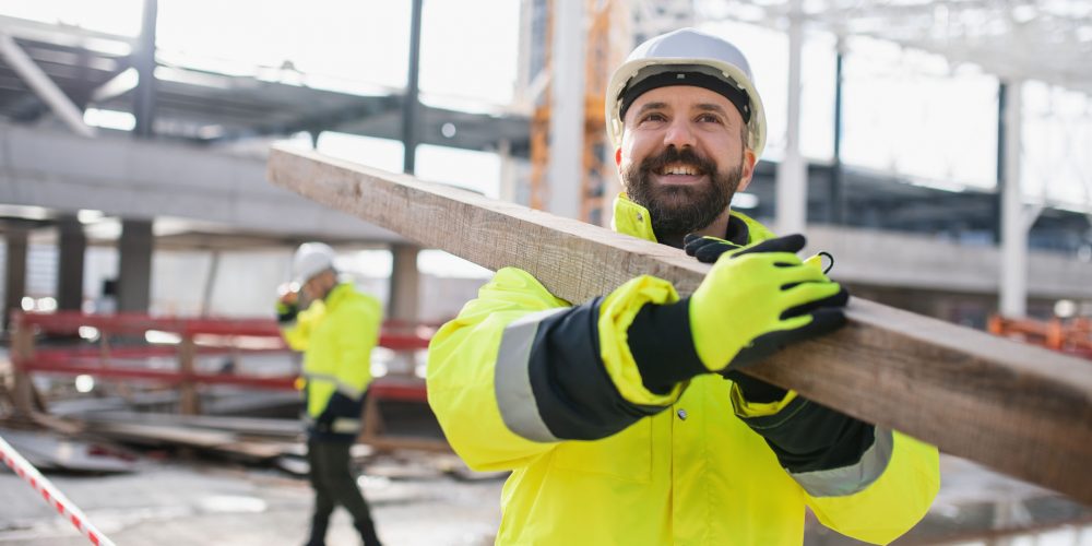 Worker on job site illustrating Workers Compensation insurance coverage from Rogersville Insurance Agency in Rogersville, MO